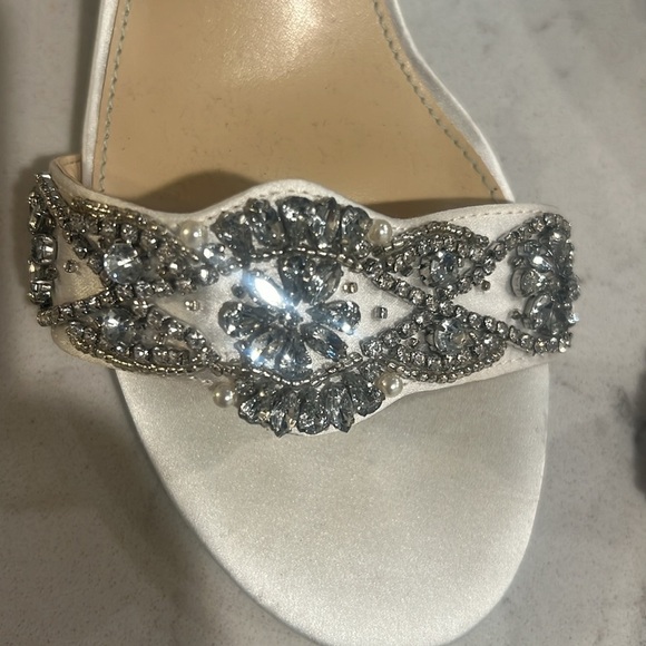 Blue by Betsey Johnson white  Sandals - Picture 7 of 8